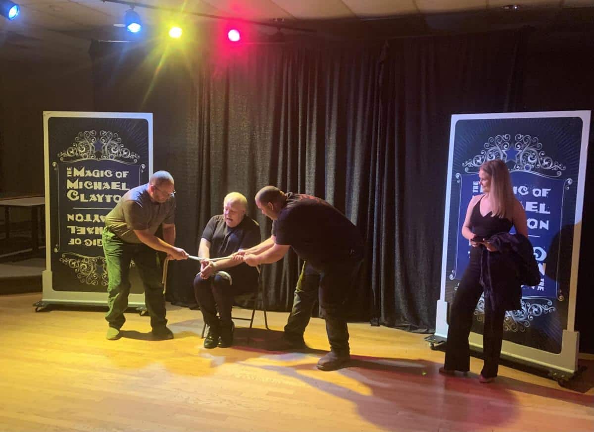 Magician Michael Clayton Performs at Horn Lake Mississippi American Legion